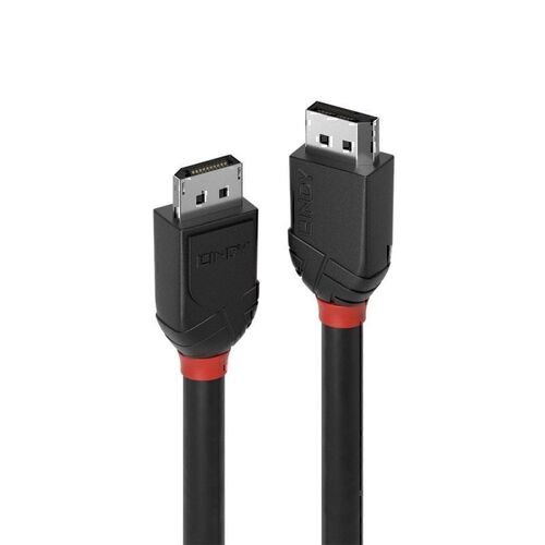 Lindy 0.5m DisplayPort 1.2 Cable - Black Line
