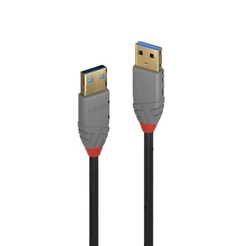 Lindy 1m USB-A 3.0 Cable - Anthra Line