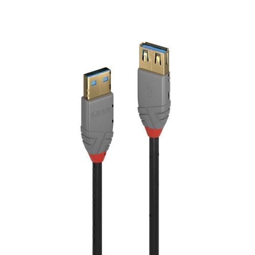 Lindy 1m USB-A 3.0 Extension Cable - Anthra Line