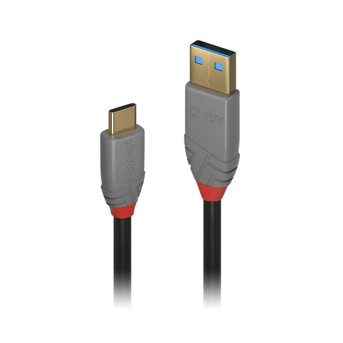 Lindy 1.5m USB-C 3.1 to USB-A Cable - 5A - Anthra Line