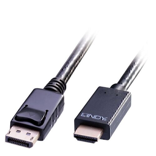 Lindy 2m DisplayPort to HDMI 10.2G Cable