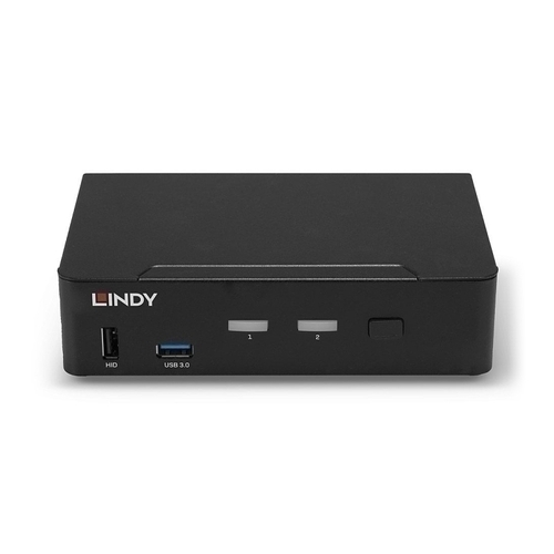 Lindy 2 Port DisplayPort 1.4 / USB 3.0 & Audio KVM Switch