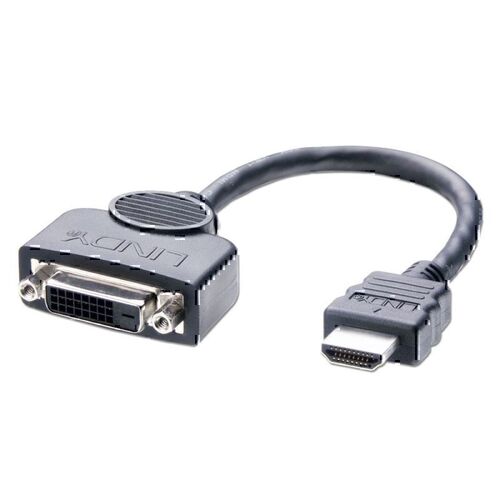 Lindy 0.2m DVI-D Port to HDMI Adapter