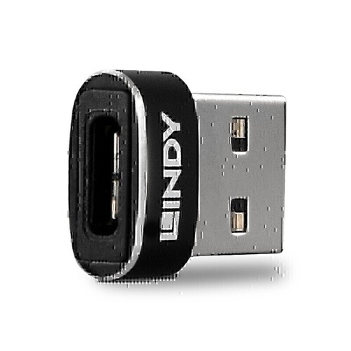 Lindy USB-A 2.0 to USB-C Port Adapter
