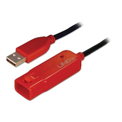 Lindy 12m USB-A 2.0 Active Extension Cable Pro