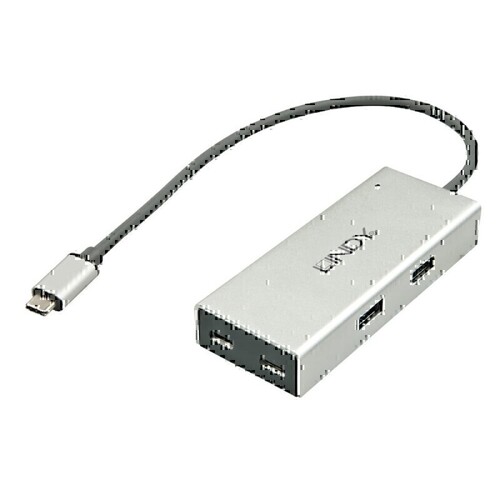 Lindy USB-C 3.1 - 4 Port Hub (2 x USB-A | 2 x USB-C)