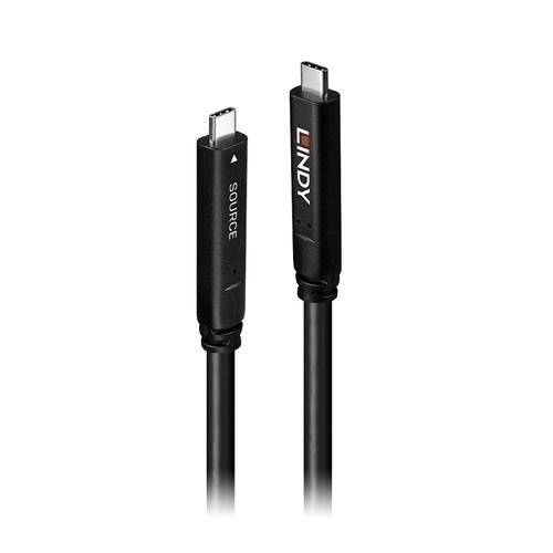 Lindy 10m USB-C 3.2 / DisplayPort 1.4 Hybrid Cable