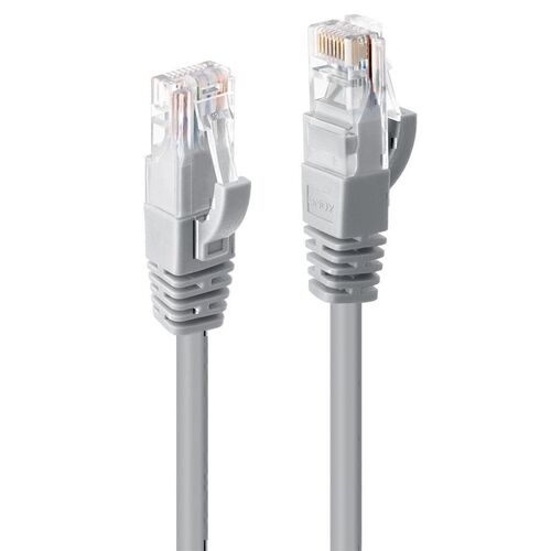 Lindy 0.3m CAT6 U/UTP Gigabit Network Cable - Grey