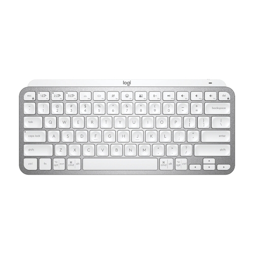 Logitech MX Master KEYS Mini Illuminated Wireless TKL Keyboard - Pale Grey