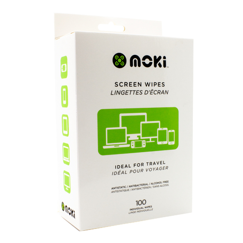 Moki Screen Wipes - 100 Pack