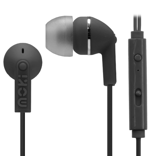 Moki Noise Isolation Earbuds with microphone & control