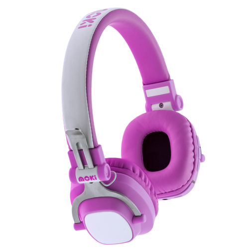 Moki Exo Kids Bluetooth Headphone - Pink    