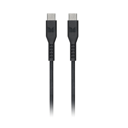 Monster USB-C to USB-C Thermo Plastic Elastometer Cable - Black 2m