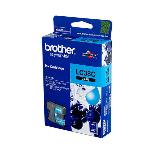 Genuine Brother LC38 Cyan