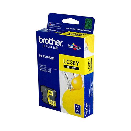 Genuine Brother LC38 Yellow