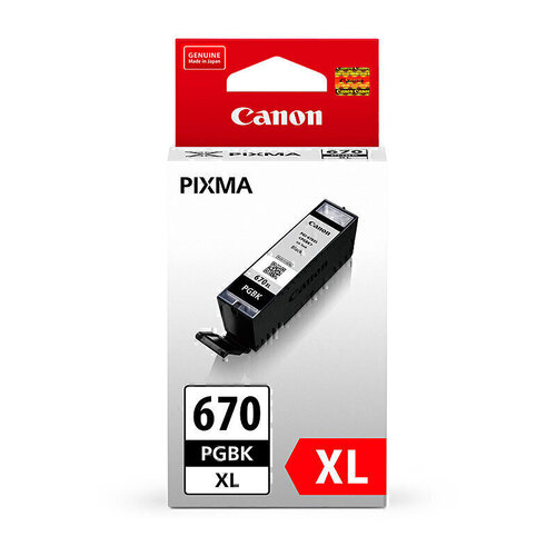 Genuine Canon PGI 670 XL Black