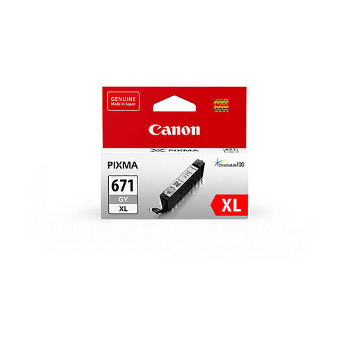 Genuine Canon CLI 671 XL Grey