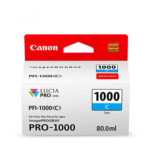 Genuine Canon PFI 1000 Cyan