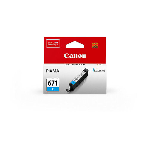 Genuine Canon CLI 671 Cyan