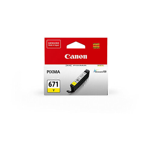 Genuine Canon CLI 671 Yellow