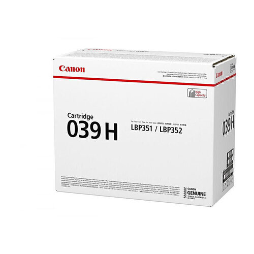 Genuine Canon CART039II Black High Yield Toner