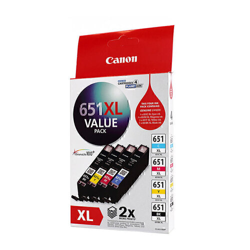 Genuine Canon CLI 651 XL Value Pack