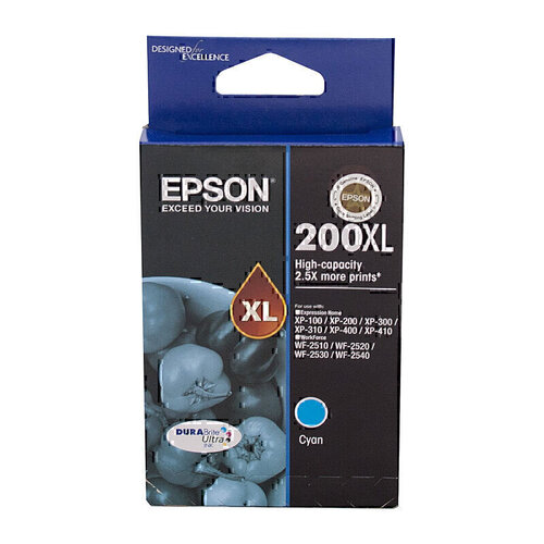 Genuine Epson 200 XL Cyan