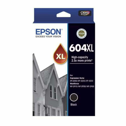 Genuine Epson 604 XL Black
