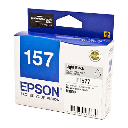 Genuine Epson T1577 Light Black