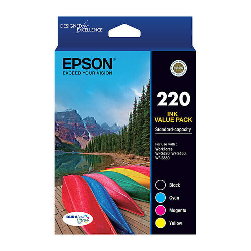 Genuine Epson 220 Value Pack