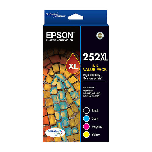 Genuine Epson 252 XL Value Pack