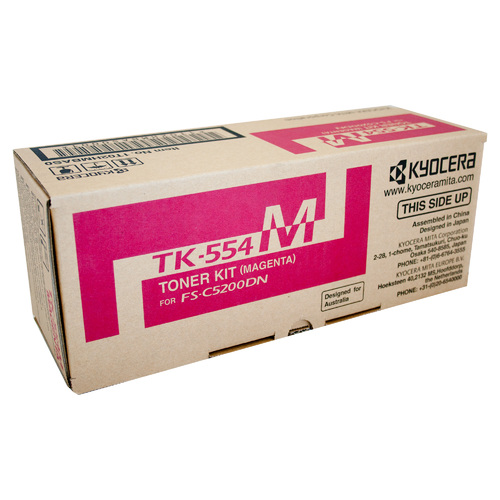 Genuine Kyocera TK554 Magenta Toner