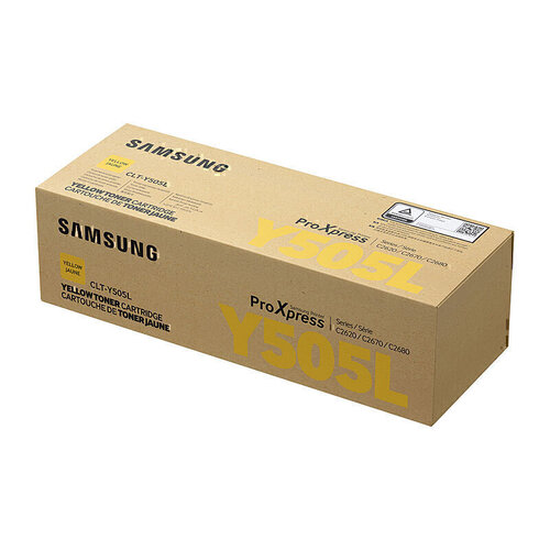 Genuine Samsung Y505L Yellow Toner