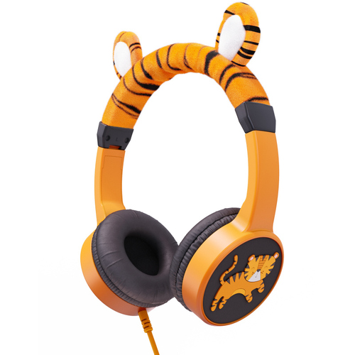 Planet Buddies Furry Headphones - Charlie the Tiger