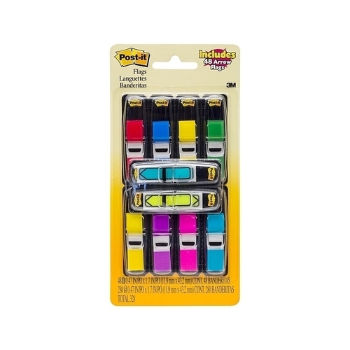 Post-It Flags Assorted Sizes &amp; Colours - Value Pack