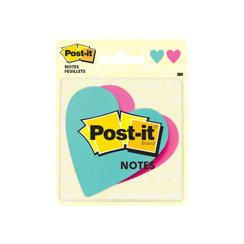 Post-It Super Sticky Heart Shaped Notes 2-Pack