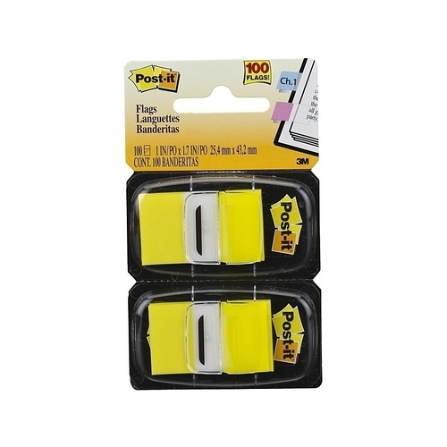 Post-It Flags Yellow 25 x 43mm 24-Pack