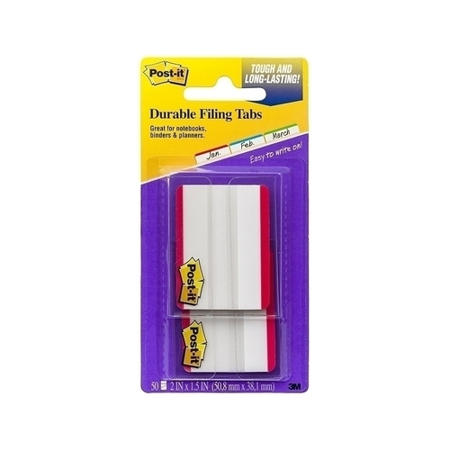 Post-It Tabs Red 50 x 38mm 2-Pack - Box of 6