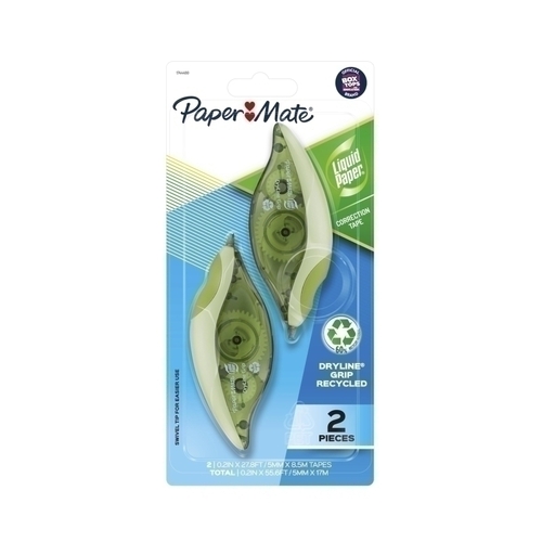 Paper Mate Liquid Paper Dryline Correction Tape 2 Pack - Box of 6
