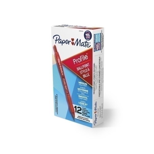 PM Profile BP 1.0mm Red Bx12