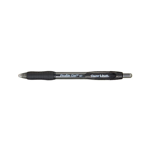 Paper Mate Profile RT 0.7mm Gel Pen Black - Box of 12