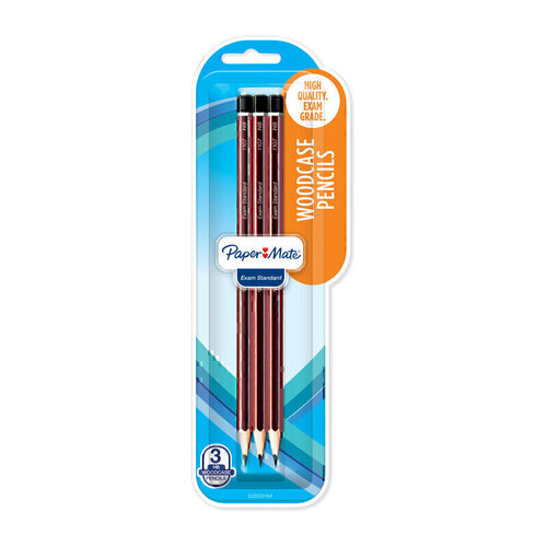 Paper Mate HB Woodcase Pencil 3-Pack - Box of 12 (36 Pencils)