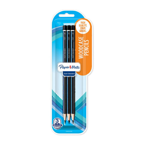 Paper Mate 2B Woodcase Pencil 3-Pack - Box of 12 (36 Pencils)