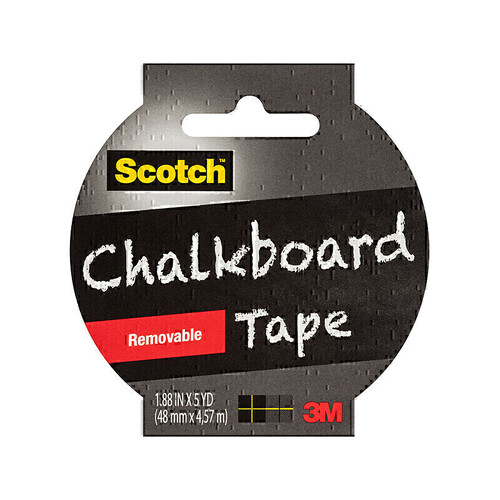Scotch Chalkboard Tape Removable - Box of 6