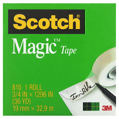 Scotch Magic Tape 19mm x 33M - Box of 12