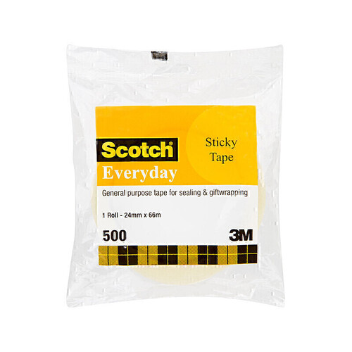 Scotch Sticky Tape 24mm x 66M 6-Pack