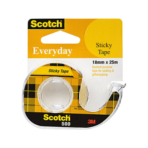 Scotch Sticky Tape 18mm x 25M - Box of 12