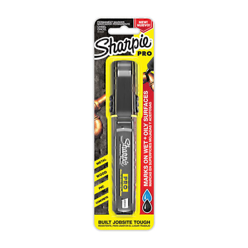 Sharpie Pro Chisel Black Bx4